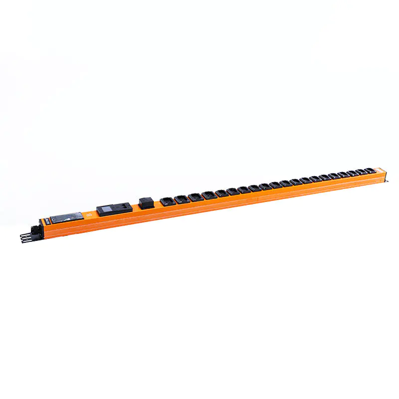đề: Bộ phân phối nguồn PDU gắn tủ rack dạng đứng 1.5U có đo lường RS485, chống sét lan truyền, thay nóng, ổ cắm khóa được, 20 ổ cắm IEC C13 IEC C19